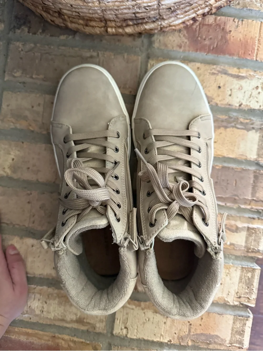 Maurices Women's High-Top Sneakers in Tan